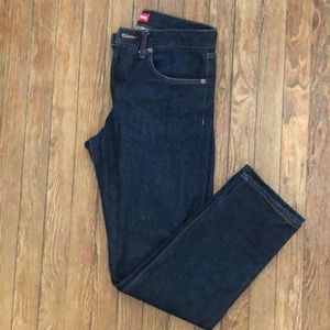 Mens SUPREME Rigid Slim Button Front Jean